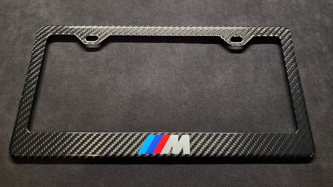 BMW M 100% Carbon Fiber License Plate Frame