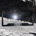 Audi Rings 100% Real Carbon Fiber License Plate Frame
