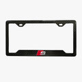 Audi S 100% Real Carbon Fiber License Plate Frame