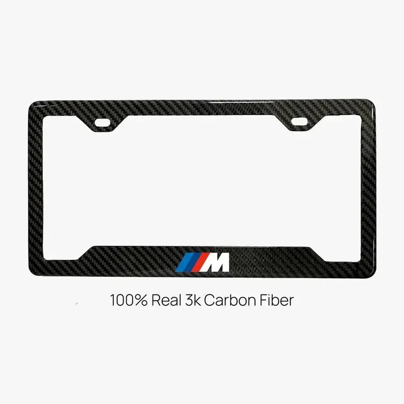 BMW M 100% Carbon Fiber License Plate Frame