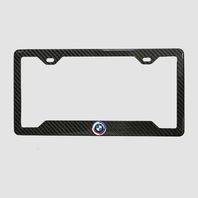 BMW 50th Anniversary 100% Carbon Fiber License Plate Frame
