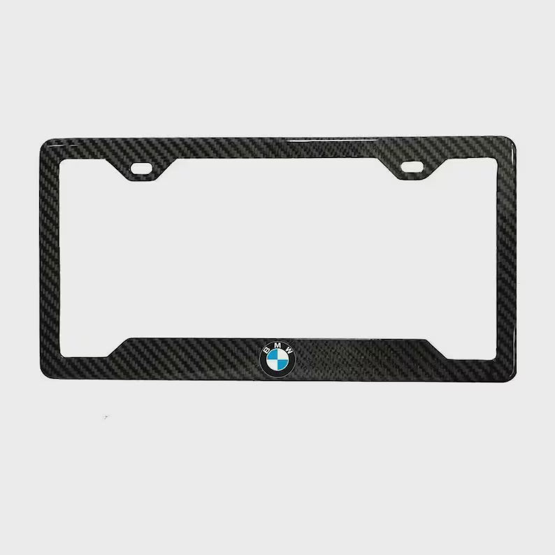 BMW 100% Carbon Fiber License Plate Frame