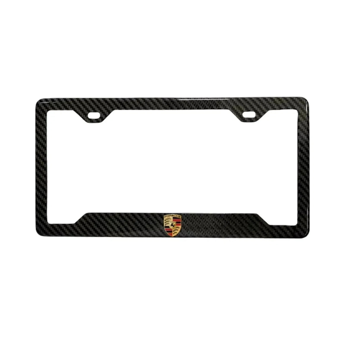 Porsche 100% Carbon Fiber License Plate Frame