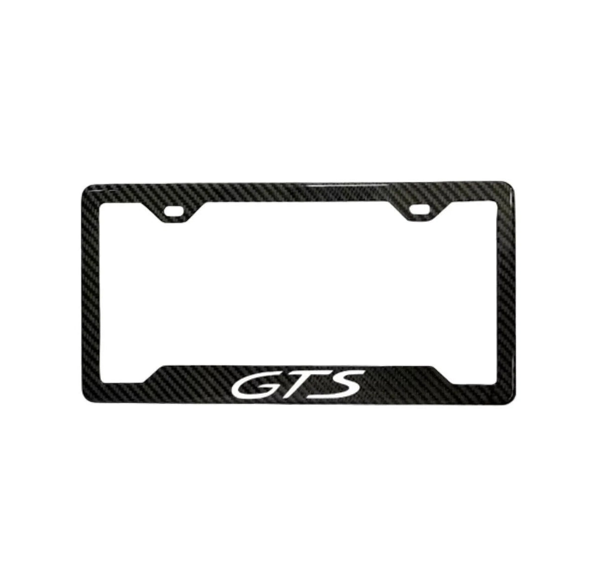 Porsche GTS 100% Carbon Fiber License Plate Frame
