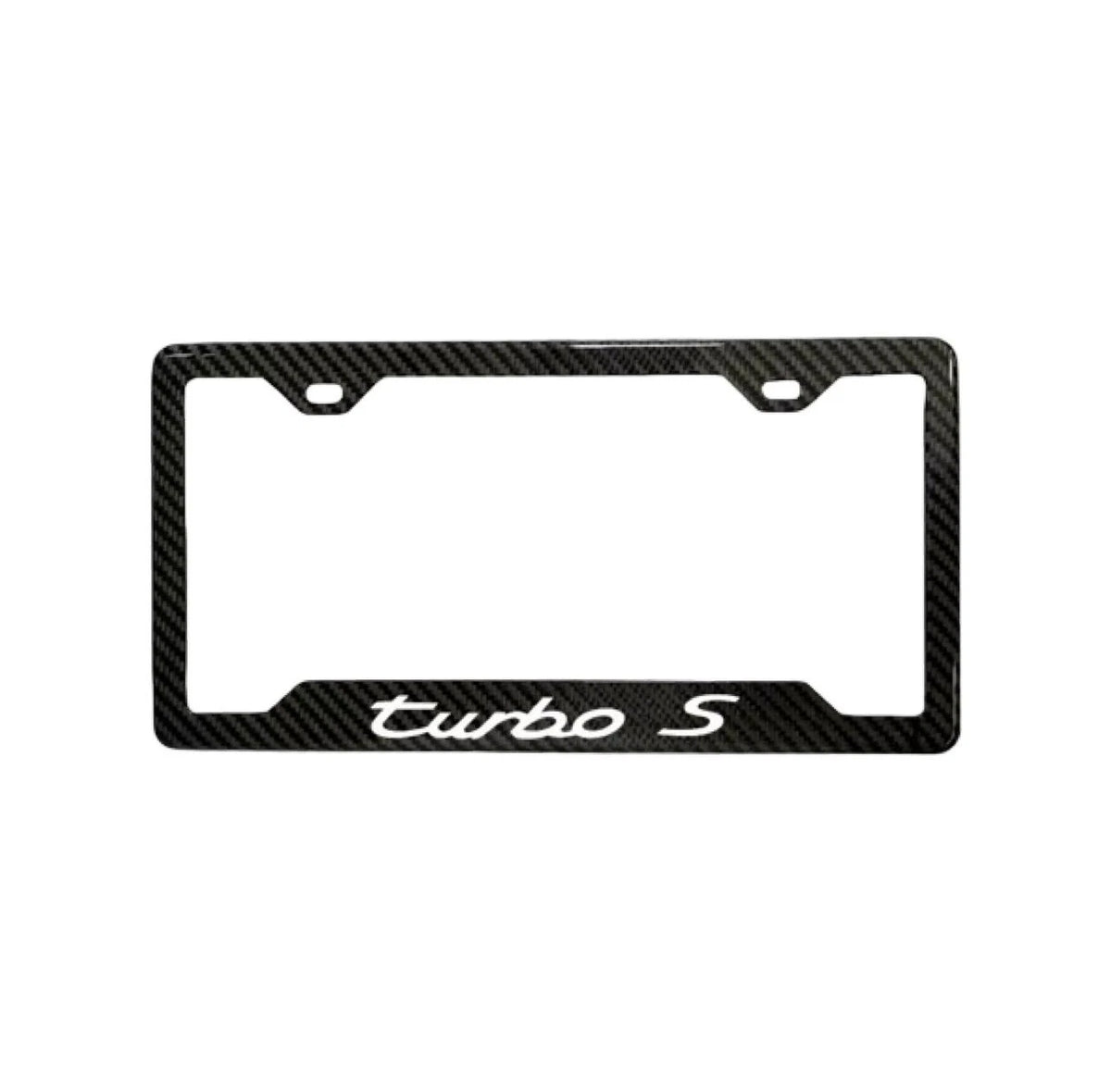 Porsche Turbo S 100% Carbon Fiber License Plate Frame