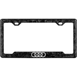 Audi Rings 100% Real Carbon Fiber License Plate Frame