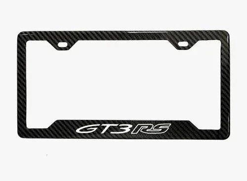 Porsche GT3RS 100% Carbon Fiber License Plate Frame