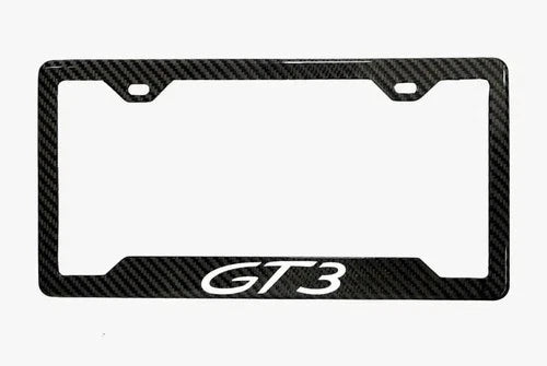 Porsche GT3 100% Carbon Fiber License Plate Frame