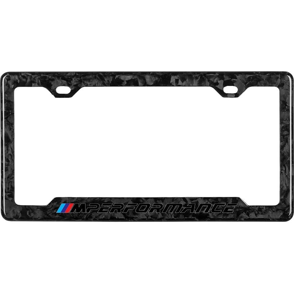 BMW M Performance 100% Carbon Fiber License Plate Frame